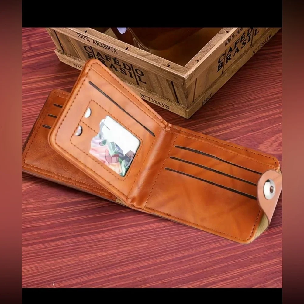 Vintage Leather RFID Wallet for Men - Multi-Functional ID, CREDIT CARD, MONEY